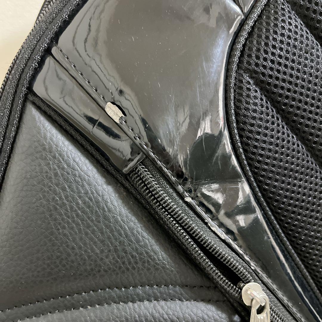 adidas アディダス キャディバッグ ゴルフ ブラック ヘッドカバー付き