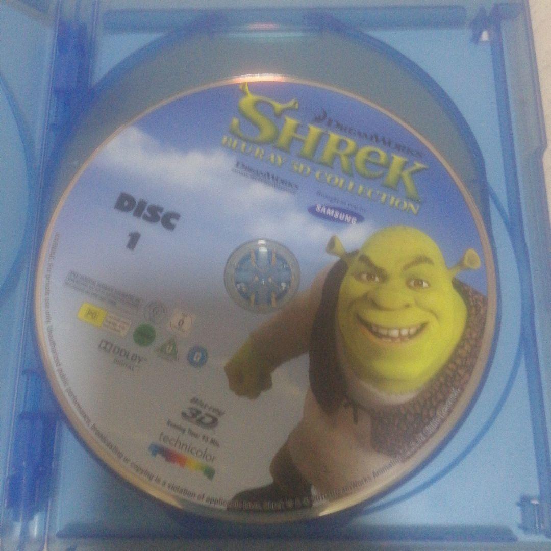 シュレックコンプリートコレクション 3Dブルーレイ4枚組 ドリームワークス海外版