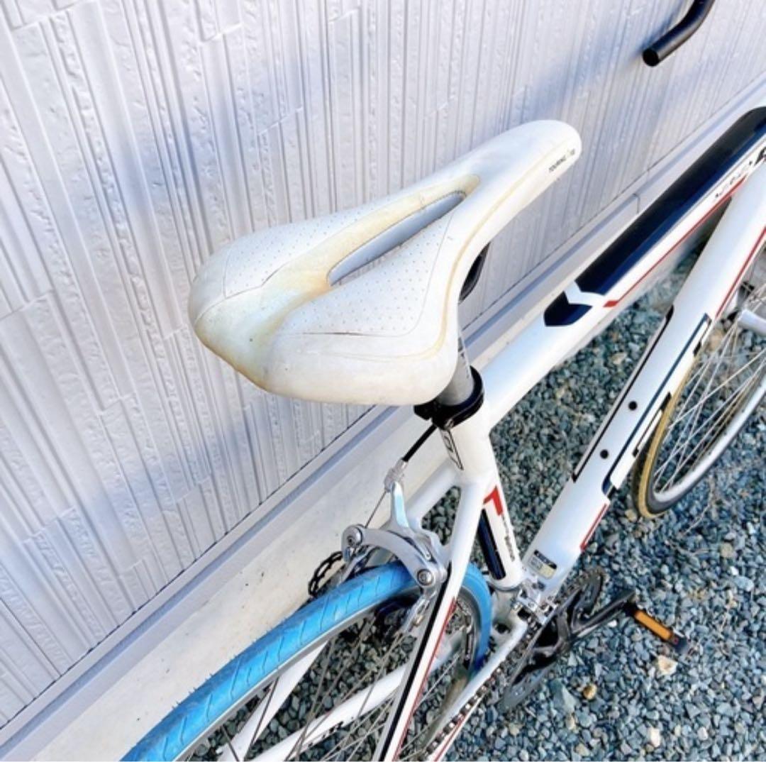 GT ロードバイク ホワイト/ブルー最後値段下げ