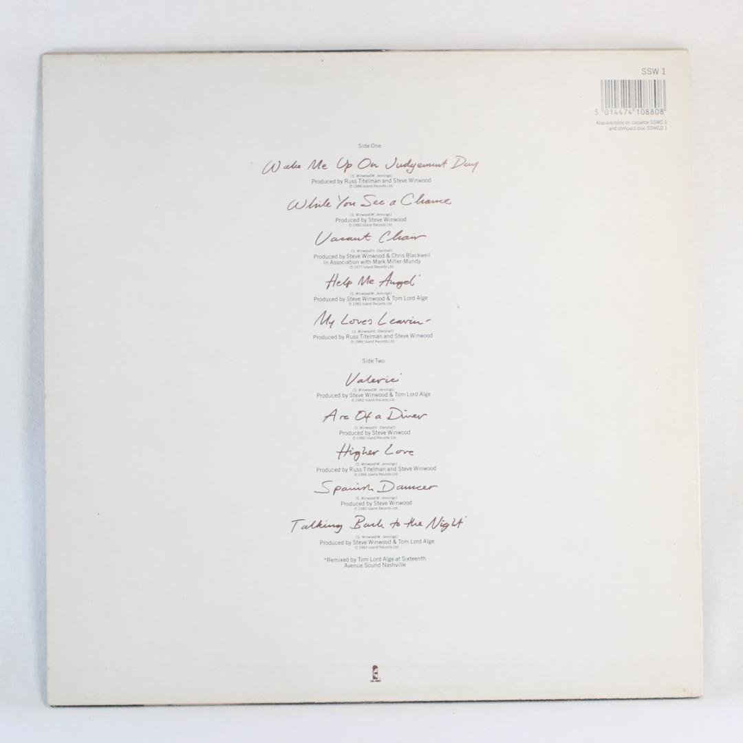 英LP Steve Winwood Chronicles UKオリジ初期プレス