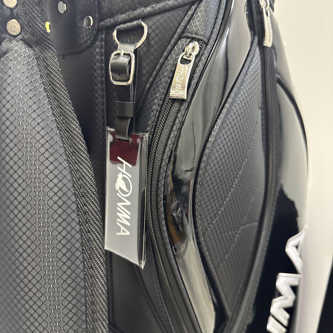 新品 本間ゴルフ 【HONMA】キャディバック ブラック ホワイト 9型