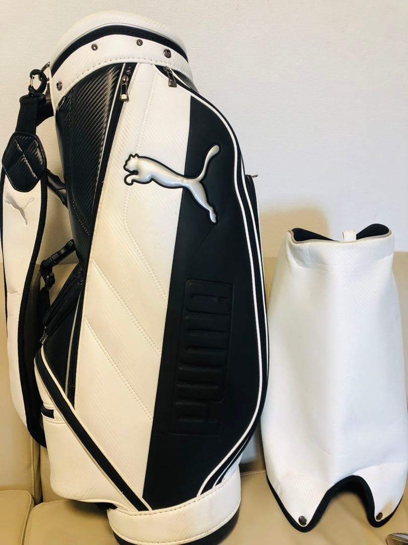【送料込み】廃盤希少　PUMA プーマ キャディバッグ　ゴルフバッグ