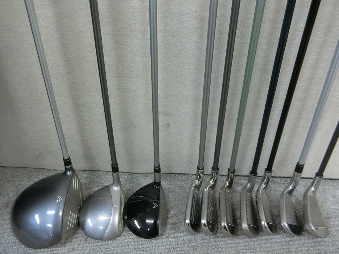 b722 初心者歓迎 キャロウェイ等レディースゴルフクラブ１１本セット