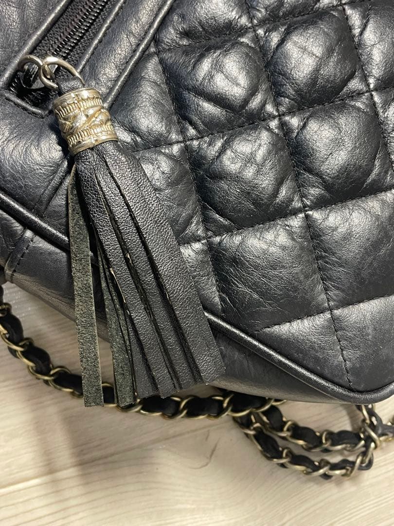 ジャンク　CHANEL ブラック キルティング ショルダーバッグ　ノベルティ