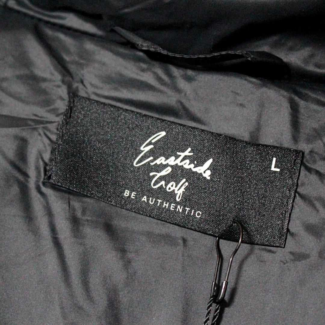 新品 イーストサイドゴルフ ジップアップ パーカーベスト Lサイズ 紺