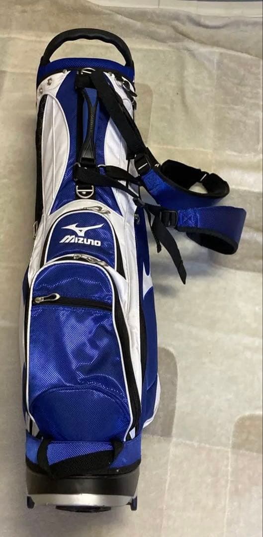 Mizuno スタンドゴルフバッグ 青/白