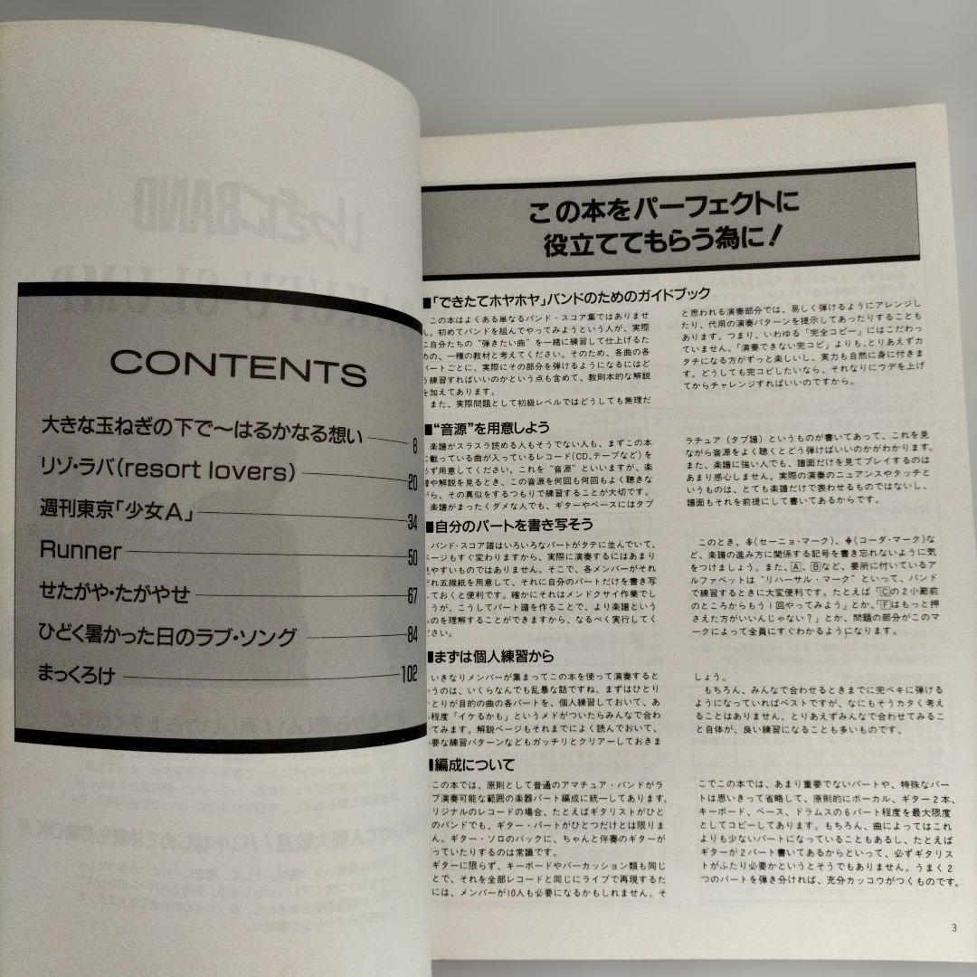 爆風スランプBAKUFU-SLUMP バンドスコア 3冊 「楽」「ジャングル」他