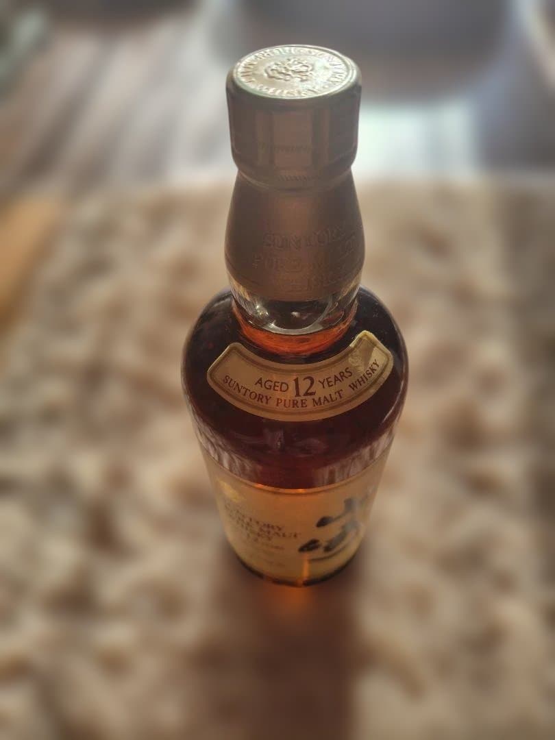 値下！山崎 12年 ピュアモルト サントリー ウイスキー 希少 旧ボトル 未開封