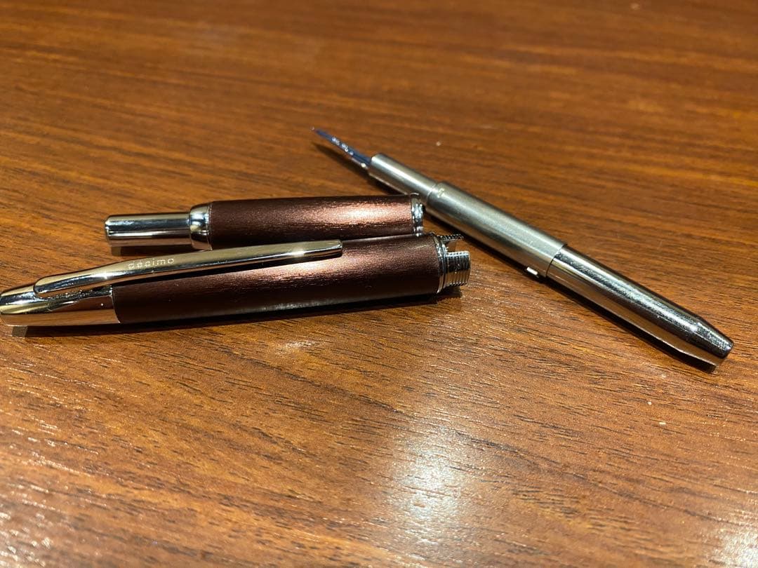 キャップレスデシモ　20カラーズ　ブラウン　細字