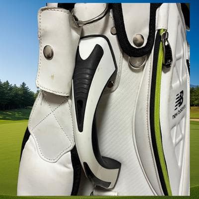 new balance ニューバランス キャディバッグ ホワイト 4分割