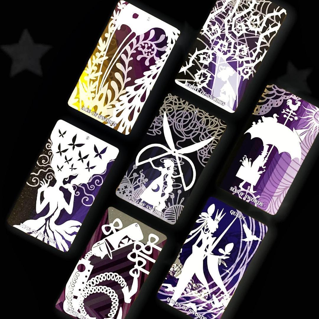 【正規品タロットカード】シルエットタロット 3rdエディション 太陽／ネガティブ