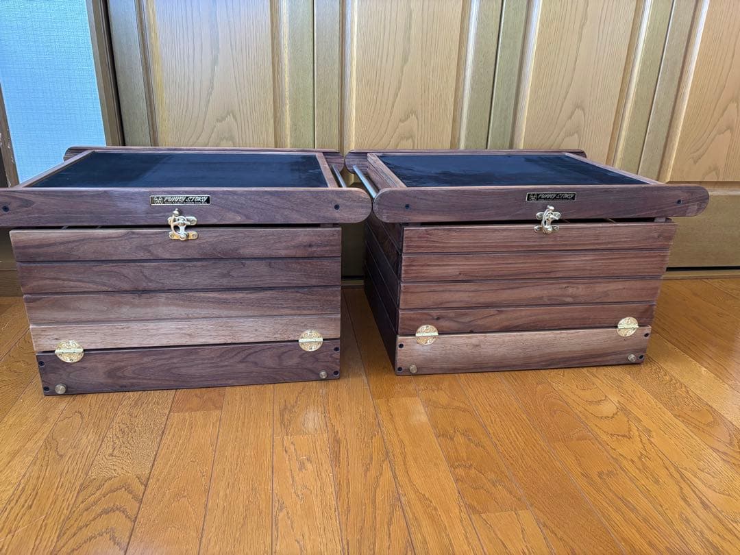 igt ウォルナット シェルフコンテナ　韓国　約36リットル