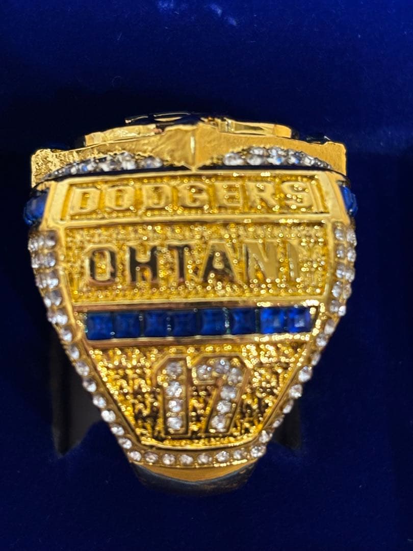 ⭐️大谷翔平⭐️2025世界一リング ドジャーブルー＆ホワイト 厳選4点構成セット