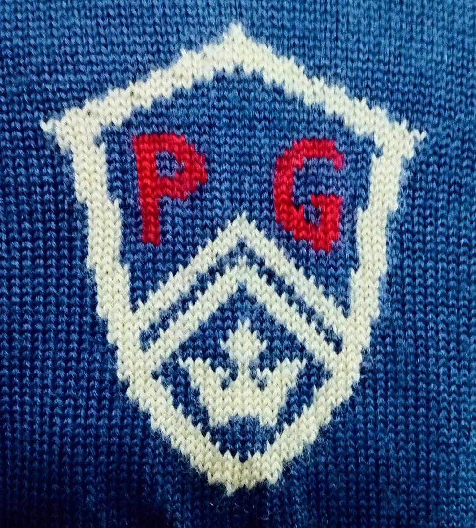 未使用パーリーゲイツ　ハイネックセーター　サイズＬ　日本製　冬プレーも温かい衿元