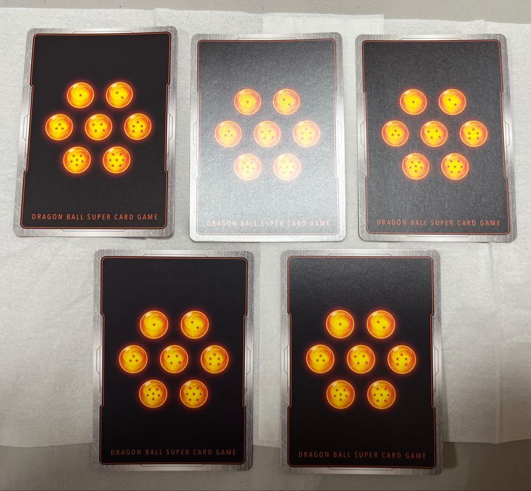 マンガブースター01.02 ベジータ、魔人ブウ、セル、フリーザパラレル5枚セット