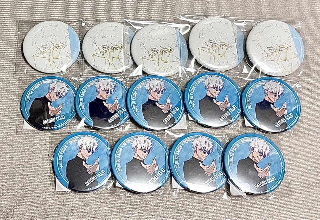 五条悟 缶バッジ まとめ売り 幻影夜行本舗 呪術廻戦展 セガラッキーくじ