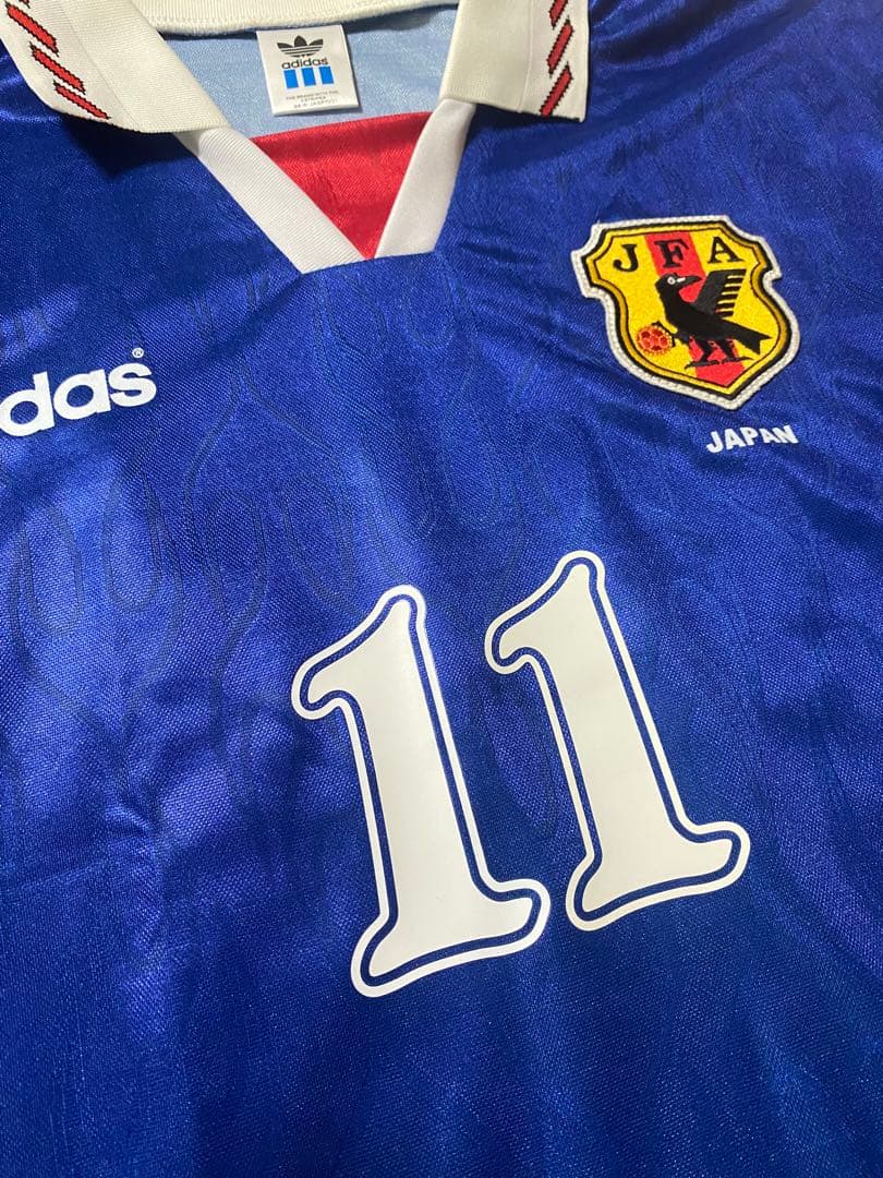 三浦知良　1997日本代表　ユニフォーム　Oサイズ　カズ　adidas