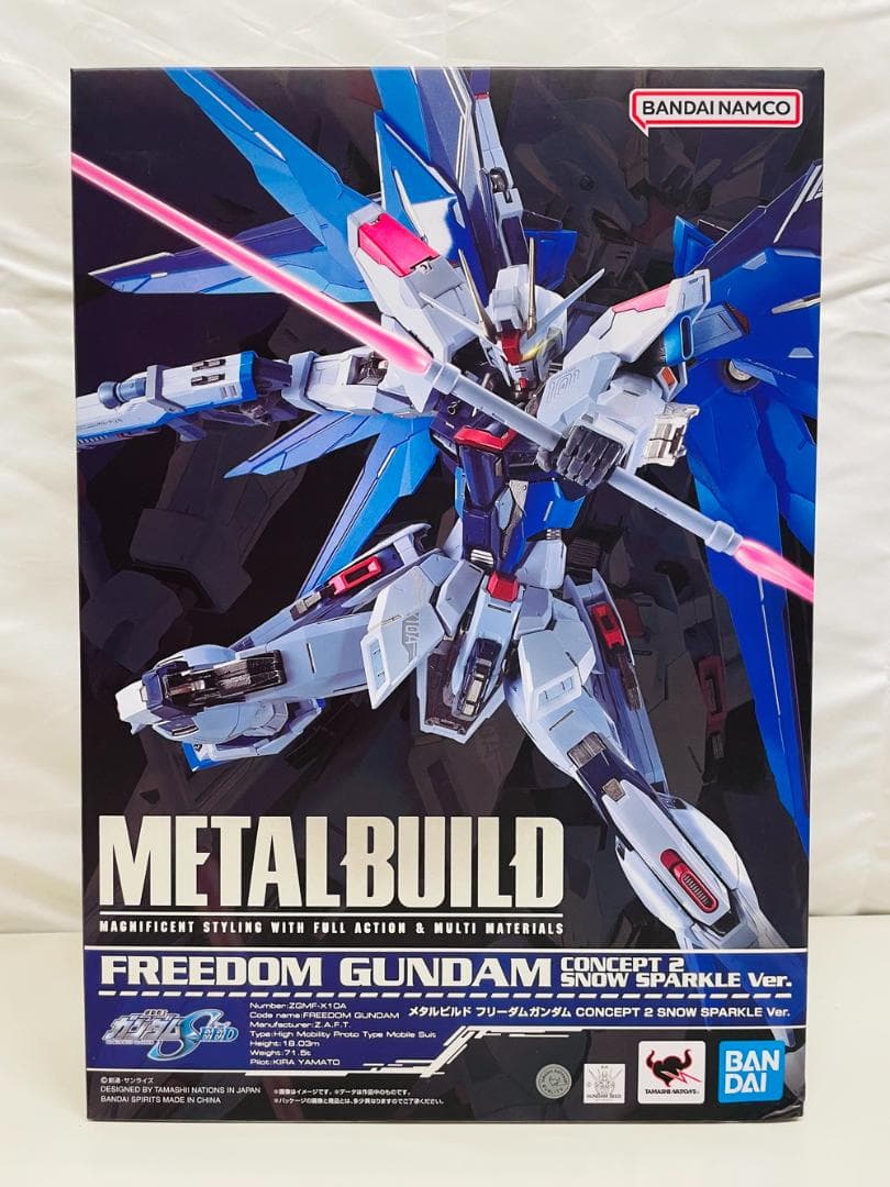 ◆メタルビルド フリーダムガンダムVer2 スノースパークルVer 09384