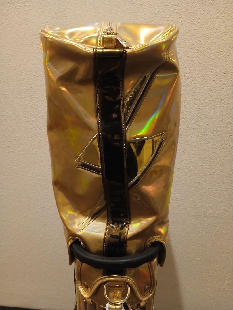 ゴールドゴルフバッグ