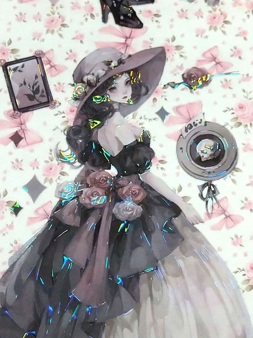 J1090＃暗夜莉莉丝(贝壳光)一木一横切り売り海外人物マステ女の子