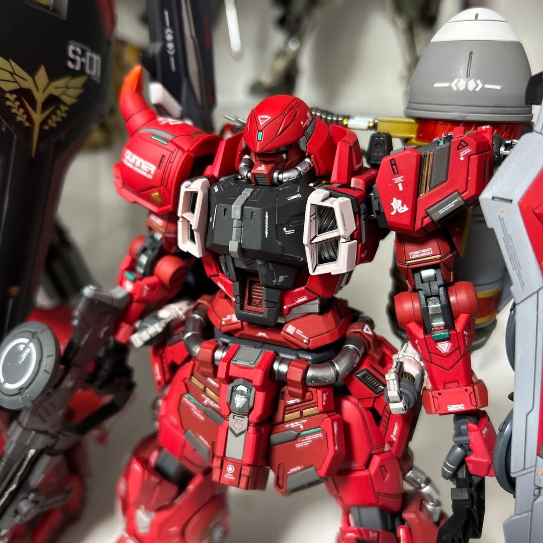 ガンプラ　塗装済み完成品　修正改造　MG