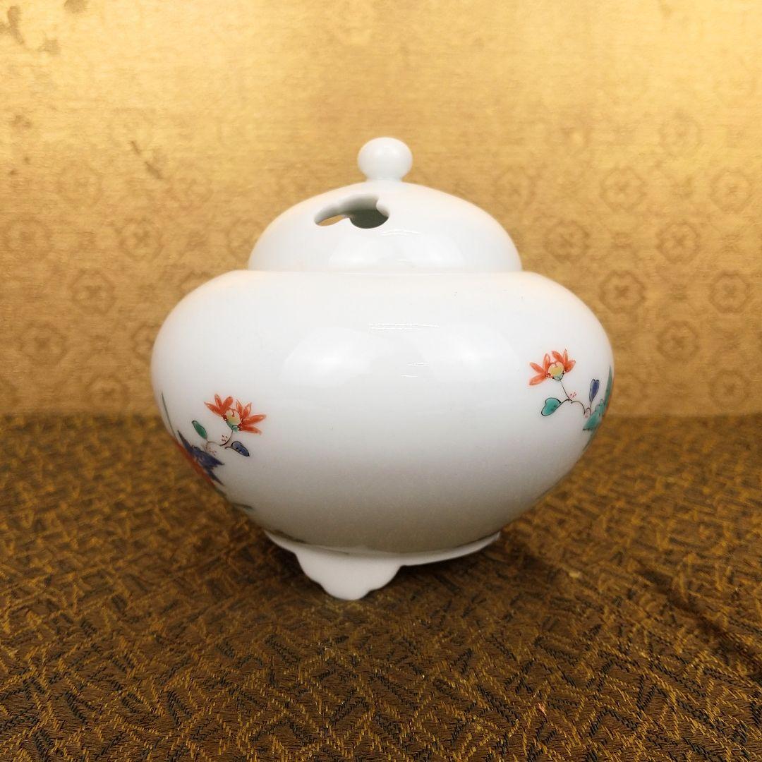 【お値下げしました！】13代　酒井田柿右衛門　花鳥文　香炉