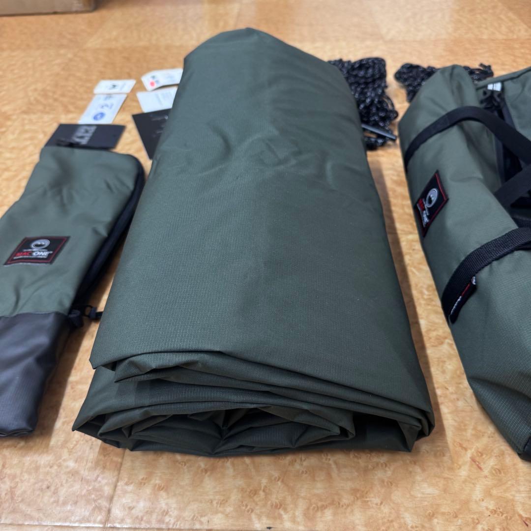 ★お値下げ！超美品！MacOne マックワン　レクタタープ　アームドグリーン L