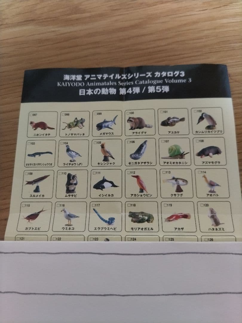 クリスマス特価!海洋堂チョコエッグ日本の動物第1弾〜4弾6弾ツチノコなど!