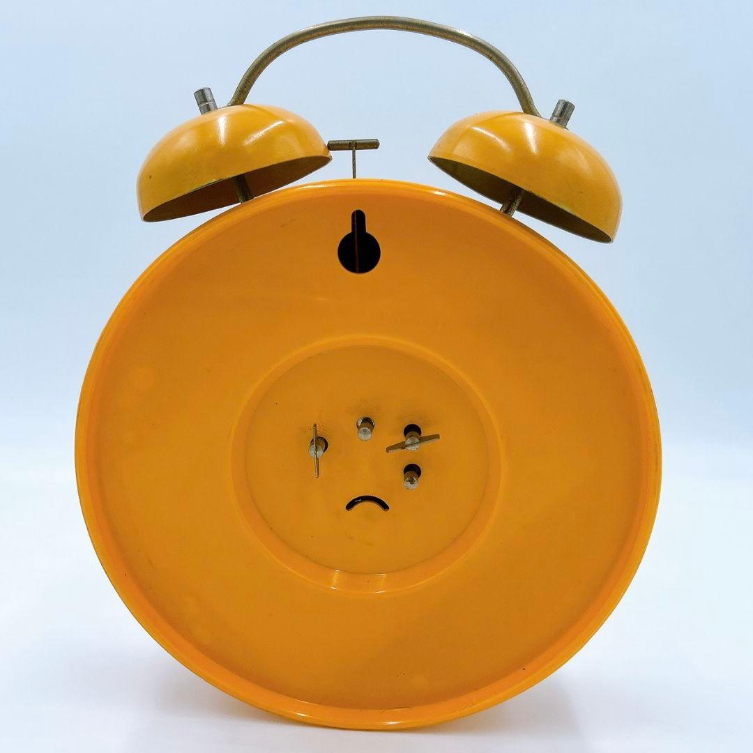 明治 カールおじさん レトロ目覚まし時計 昭和 当時物 【希少ロゴ】