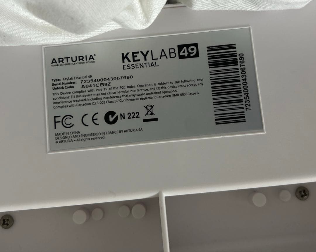 Arturia MIDIキーボード KeyLab Essential 49