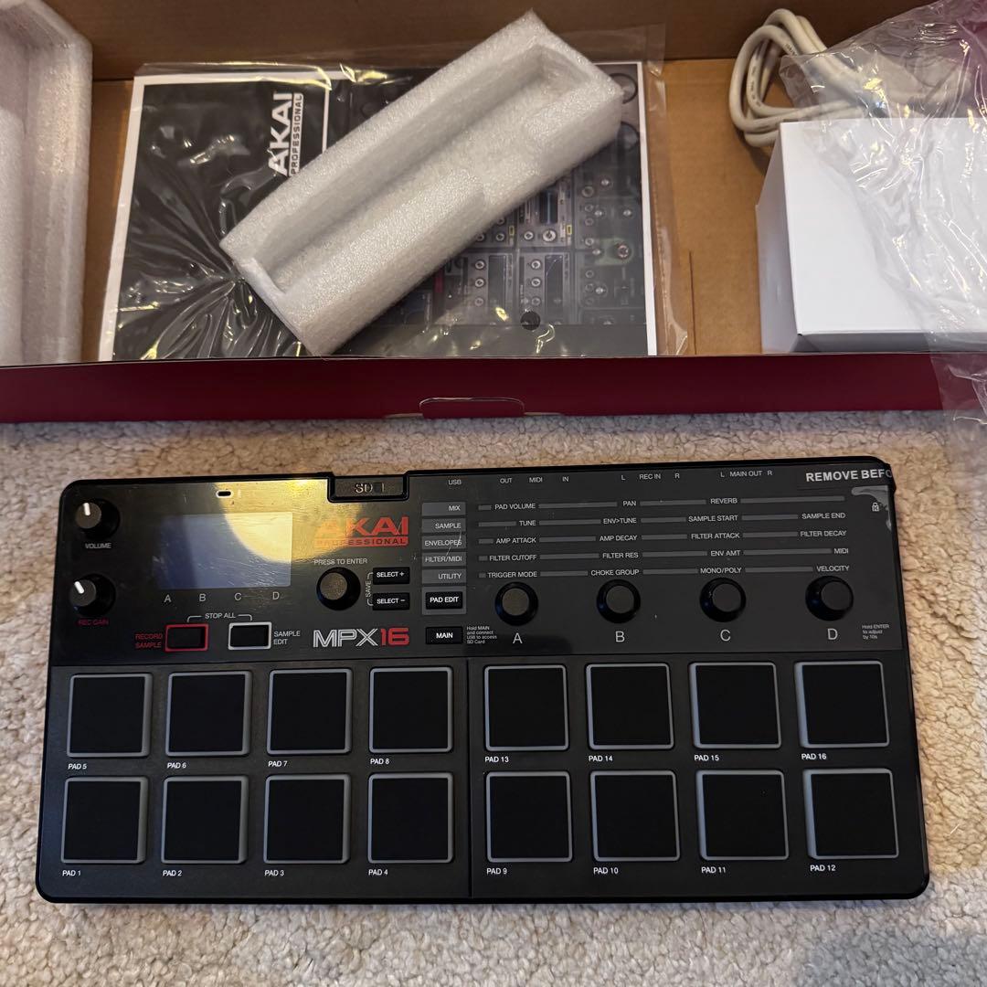AKAI MPX16 サンプラー 備品完備 動作確認済