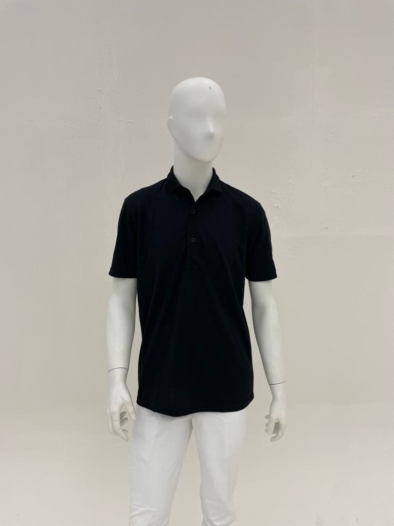 エリートグリップ　無地半袖ポロシャツ　ブラック　L 新品