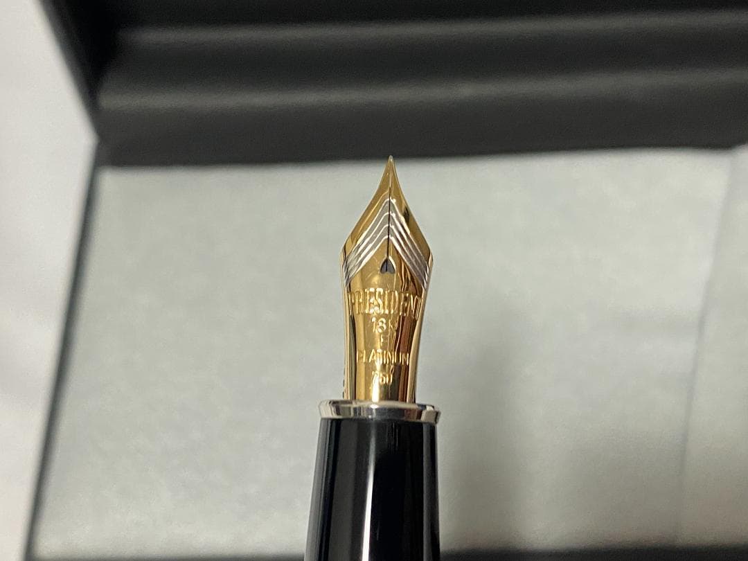 プラチナ 万年筆 プレジデント PTB-25000PR 細字 F