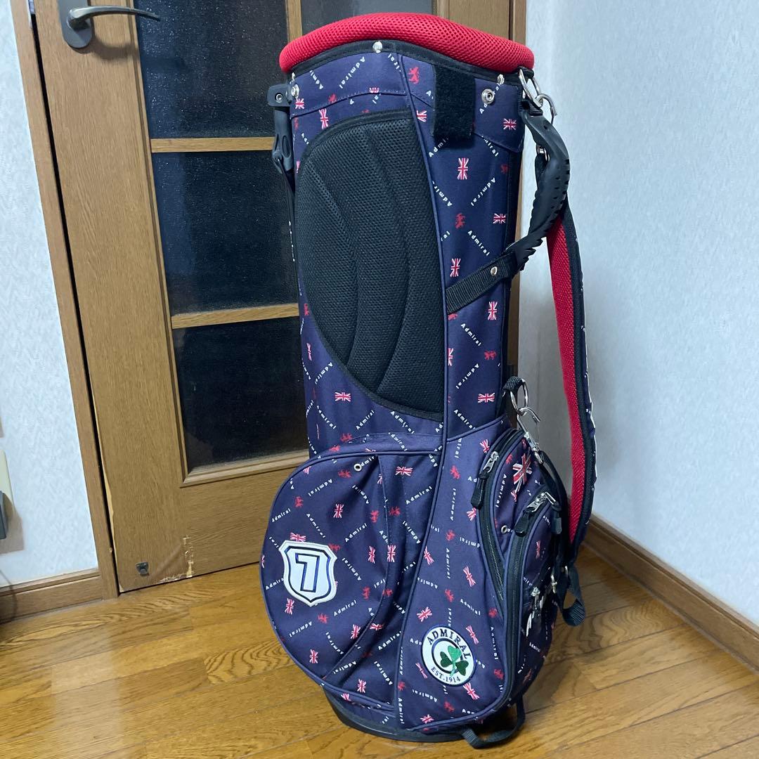 Admiral アドミラル ネイビー ゴルフバッグ・キャディバッグ