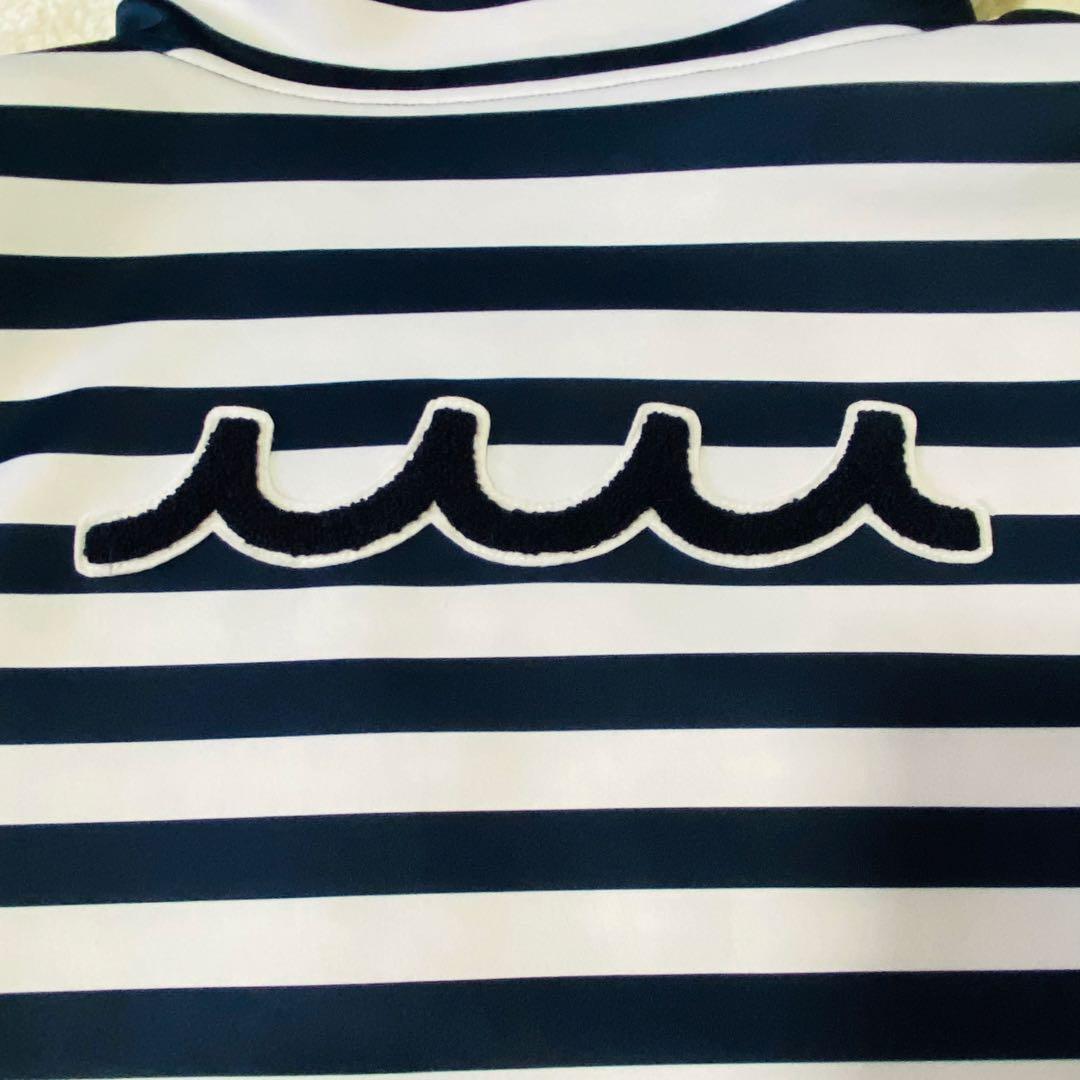 美品 ムータマリン　ボンディングフードベスト　ゴルフウェア