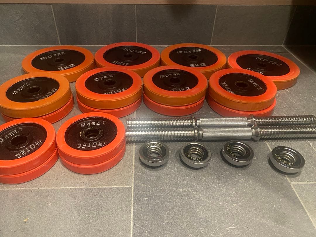 【引取限定】IROTEC ダンベルセット 50kg