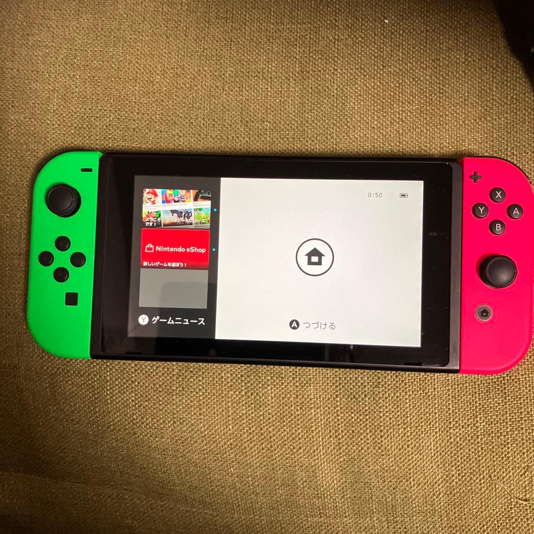 Nintendo Switch 本体 ネオングリーン/ネオンピンク