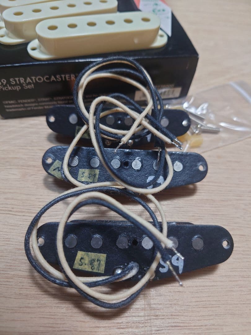 ギター Fender pure vintage 59 strat pickups