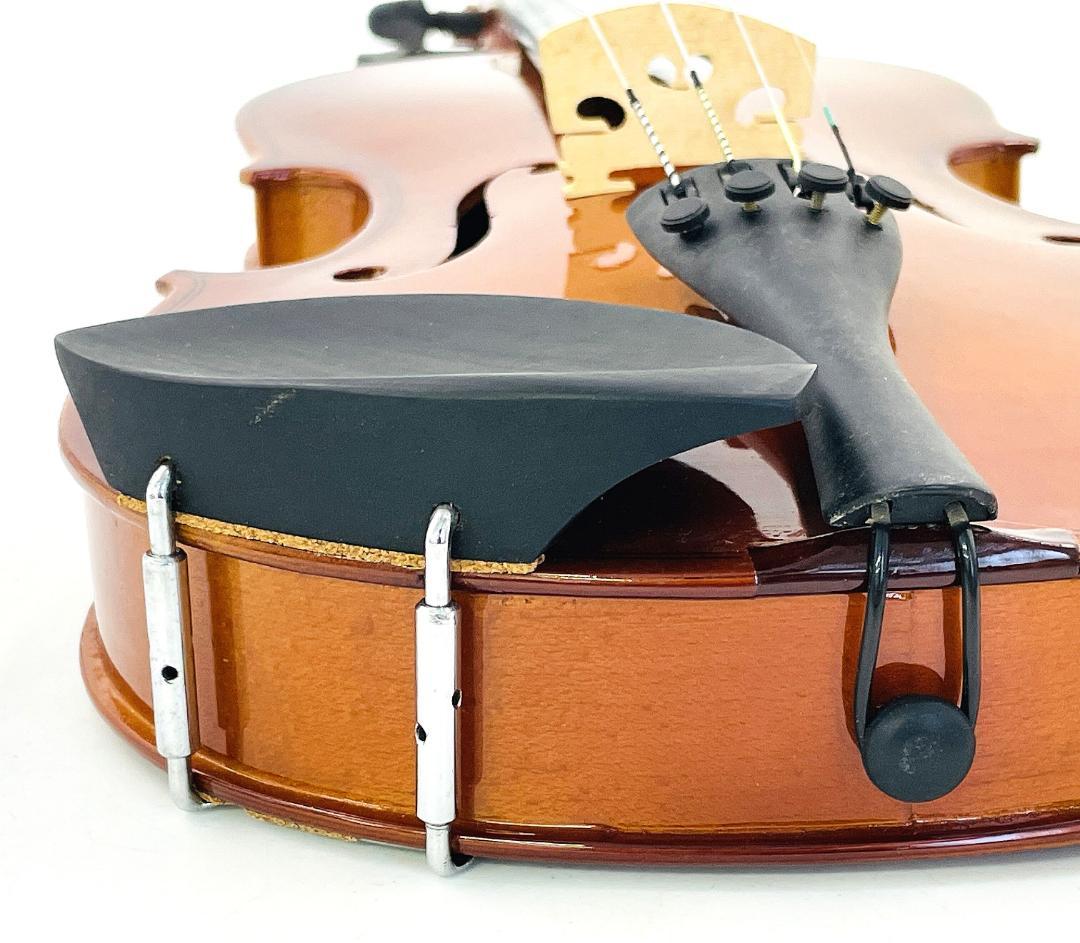 【美品・整備品】ラベル無し バイオリン 4/4 フルサイズ 弓・ハードケース付き