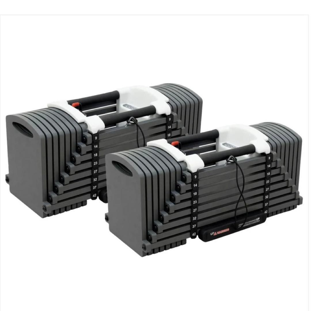 最強の可変式ダンベル　42kg✖︎2セット　調整ラクラク