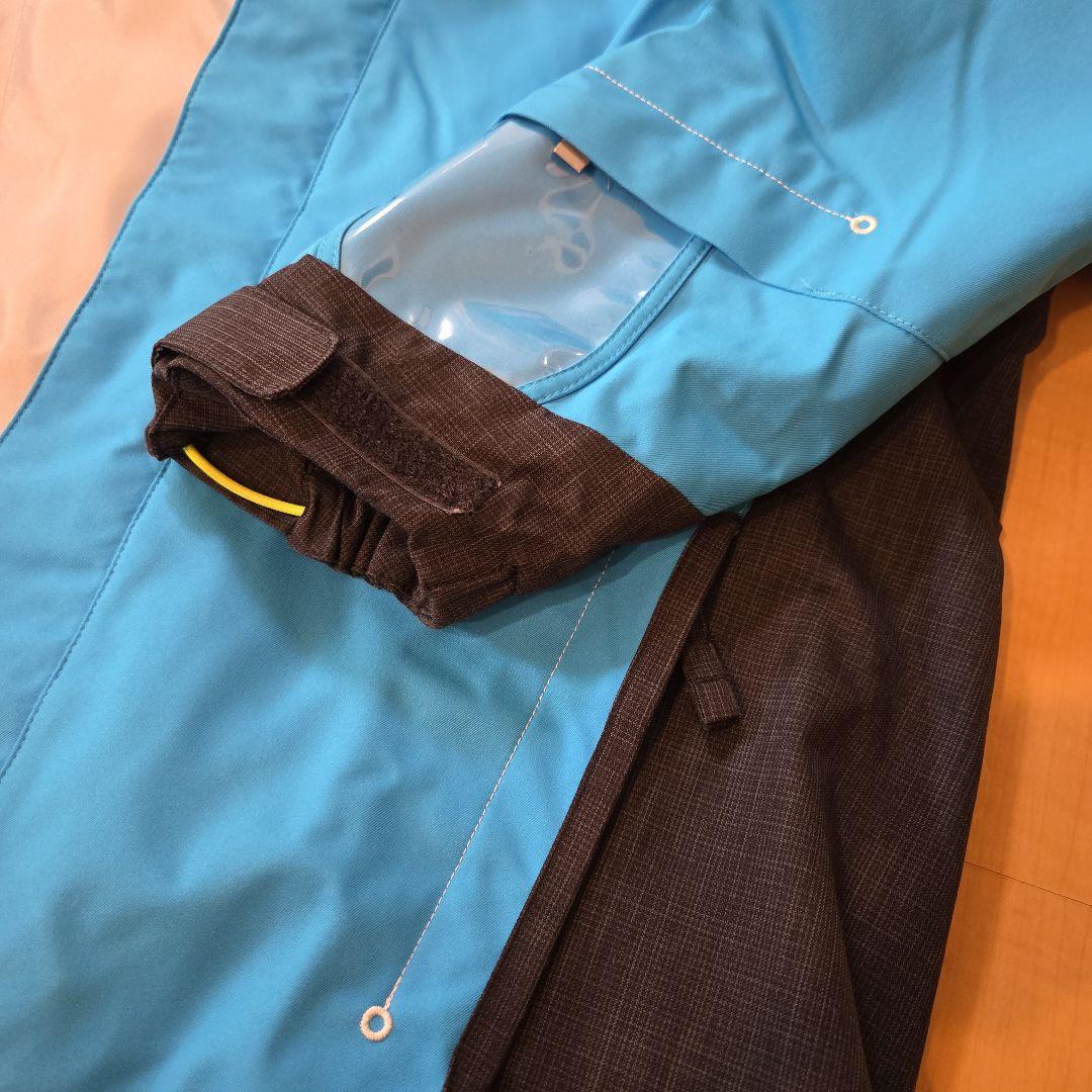 ✨DESCENTE✨150cm 子ども用スキーウェア (ブルー/グレー)