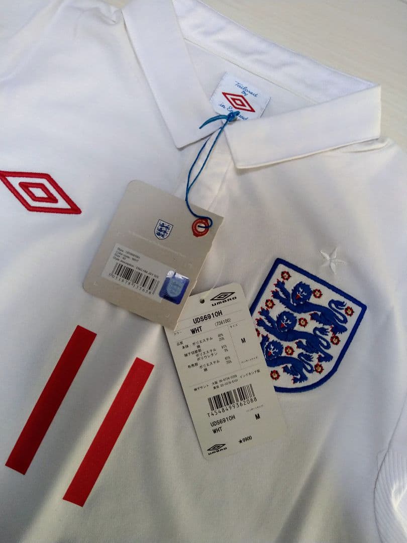 Umbro正規品 イングランド代表ユニフォーム 2010 ジェラード 新品