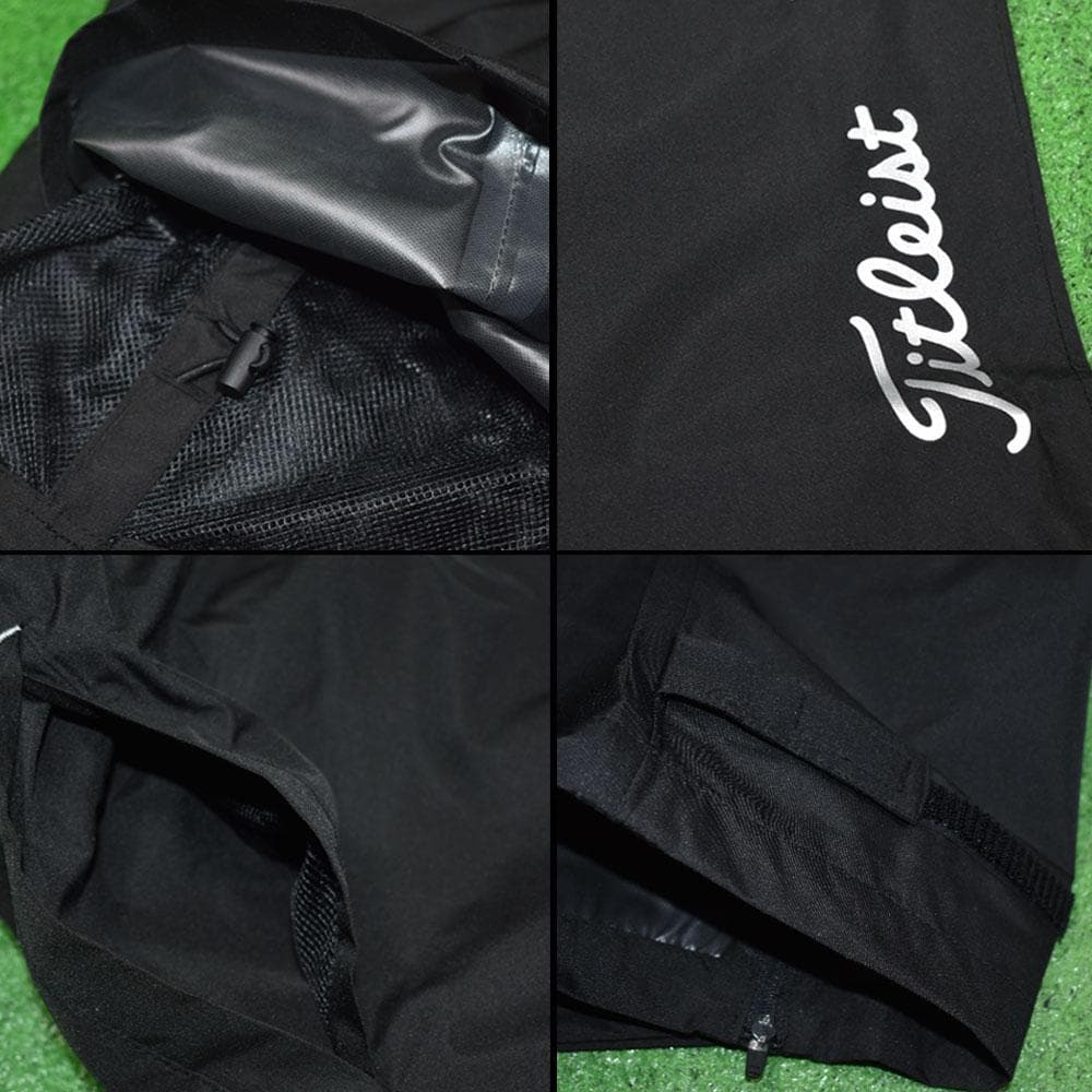 Titleist/タイトリスト ゴルフ 防風レインスーツ【ブラック/L】新品！
