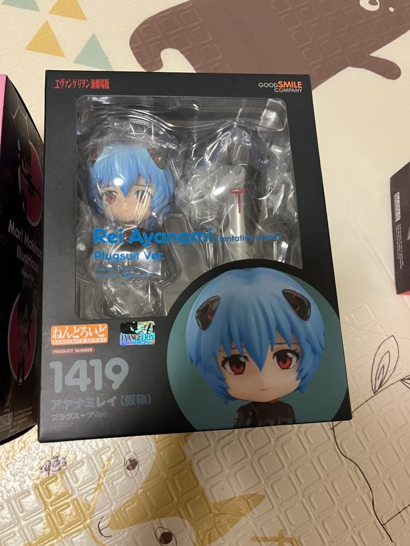 ねんどろいど　エヴァンゲリヲン新劇場版　レイ　アスカ、マリ、プラグスーツ ver