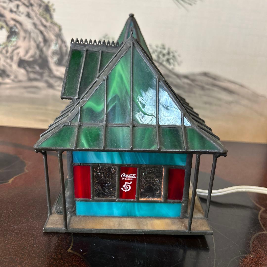 コカ・コーラ ステンドグラス コカコーラ Coca-Cola ライト ランプ