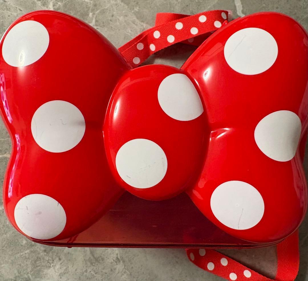 ディズニー ミニーリボン水玉 ポップコーンバケット