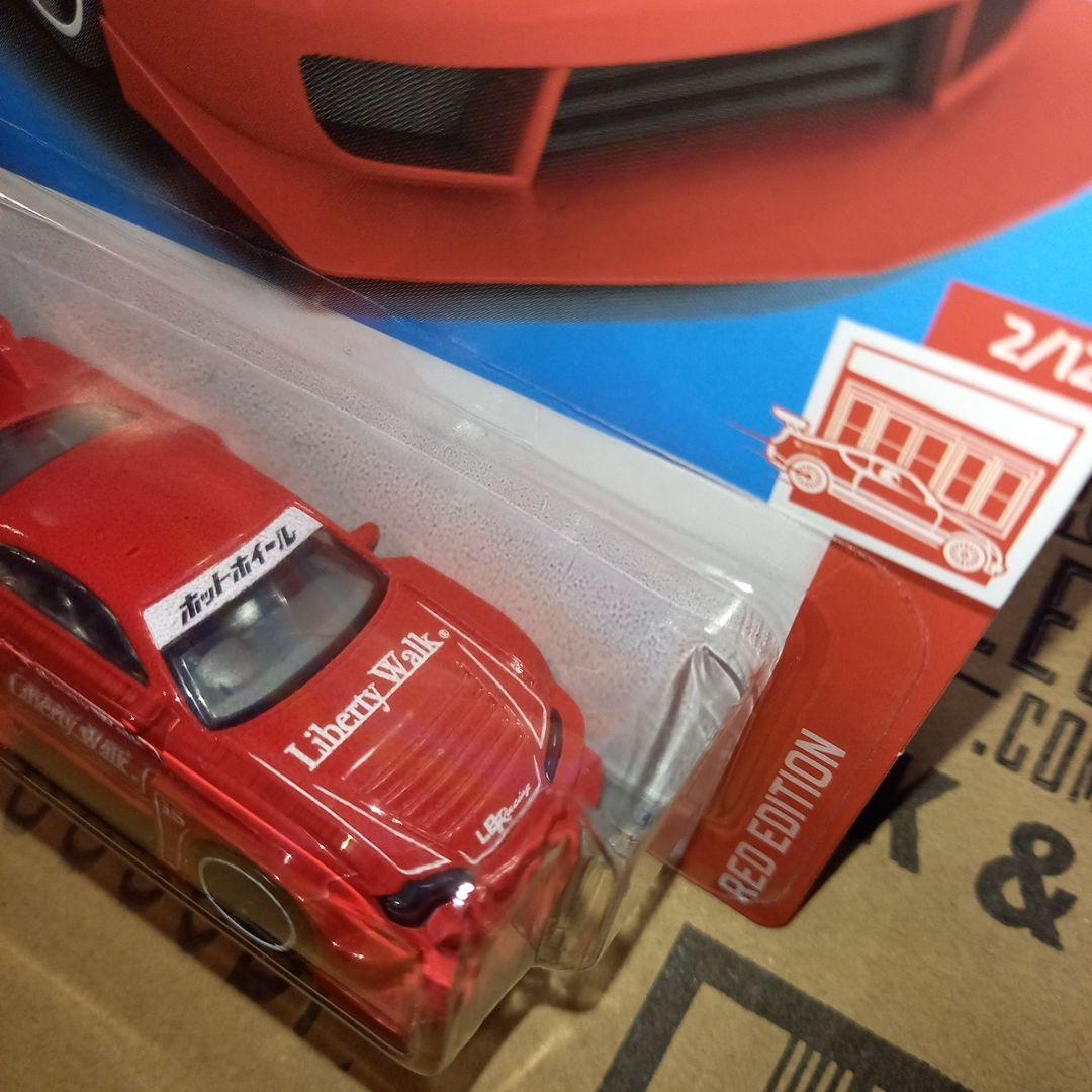 ②ホットウィールLBWKリバティーウォークシルビアS15レッドエディション