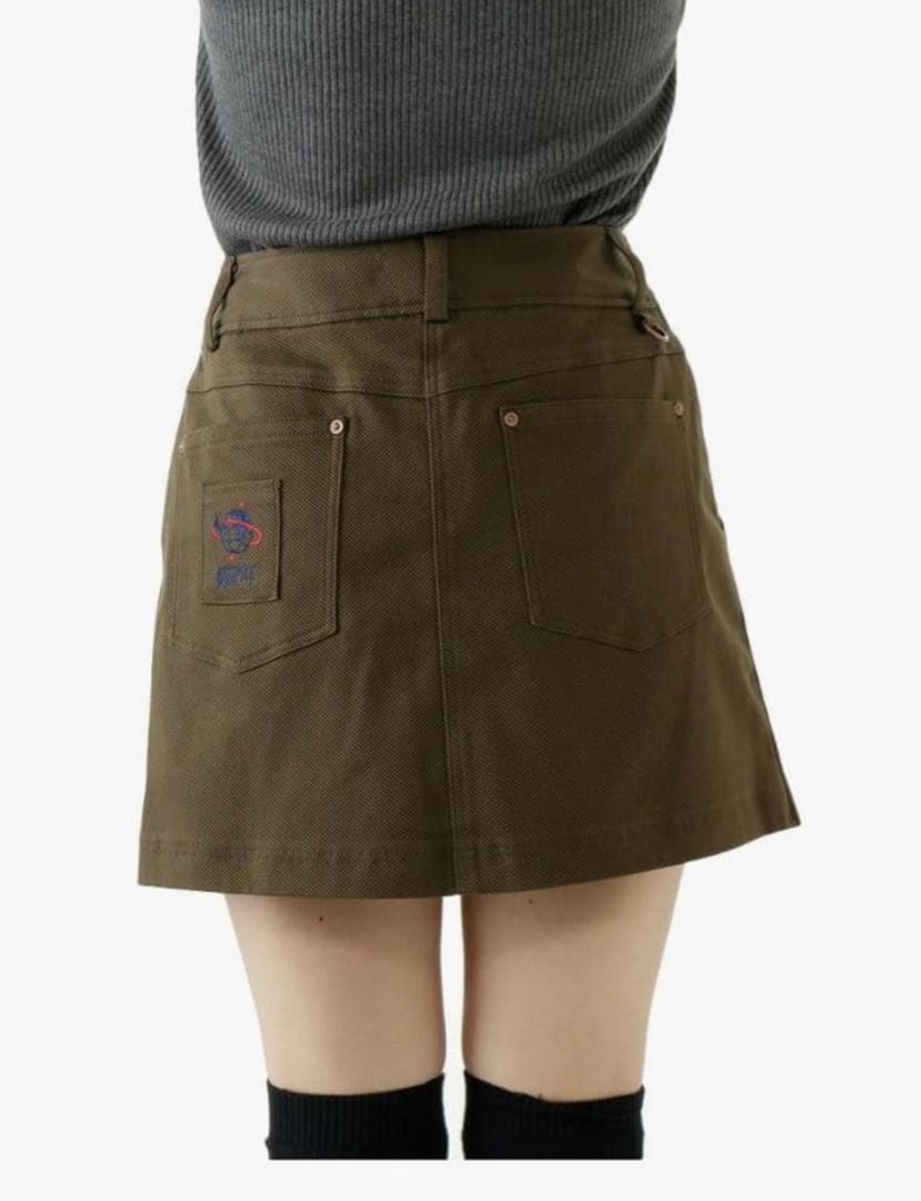 ３点セット【新品】キャロウェイ ホワイト 保温 フリース スカート シャツ 防寒