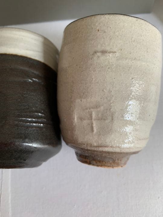 小川幸彦作湯呑み茶碗ペア