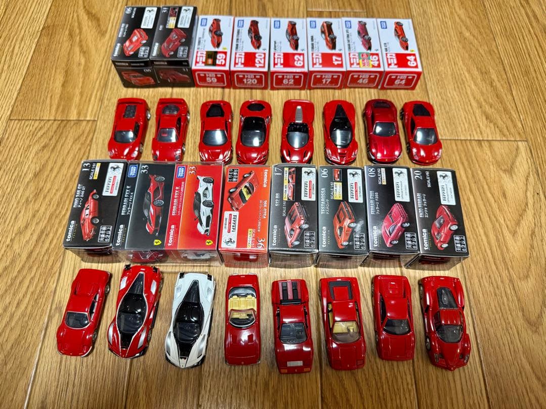 トミカ フェラーリまとめ売り